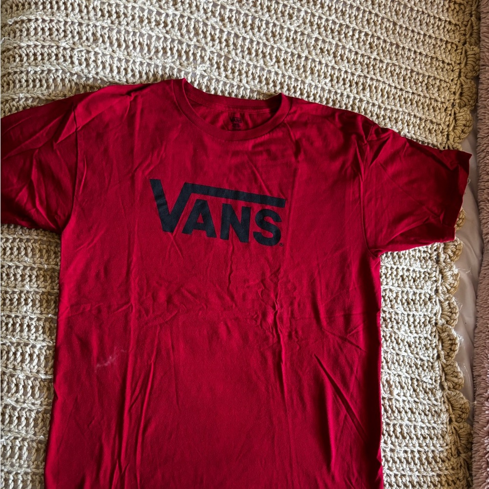 Men’s Vans T-shirt in red